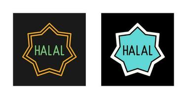 ícone de vetor halal