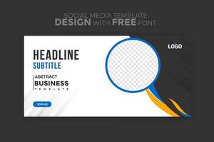 post template digital business marketing social media banner and square flyer poster promoção editável web banner corporativo story ads vetor