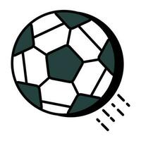 ícone de design moderno do futebol vetor