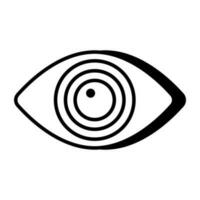 um design de ícone de olho vetor