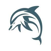 golfinho logotipo ícone Projeto vetor