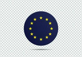Europa bandeira vetor ilustração gráfico em fundo
