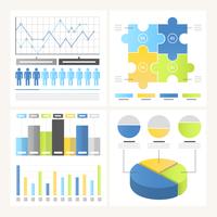 Elementos de infográfico de vetor e ilustração