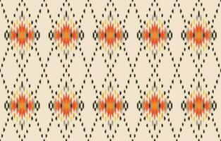 étnico abstrato ikat arte. desatado padronizar dentro tribal, folk bordado, e mexicano estilo. asteca geométrico arte enfeite imprimir. Projeto para tapete, papel de parede, roupas, invólucro, tecido, cobrir, têxtil. vetor