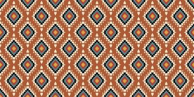 étnico abstrato ikat arte. desatado padronizar dentro tribal, folk bordado, e mexicano estilo. asteca geométrico arte enfeite imprimir. Projeto para tapete, papel de parede, roupas, invólucro, tecido, cobrir, têxtil. vetor