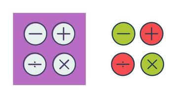 ícone de vetor de símbolos matemáticos
