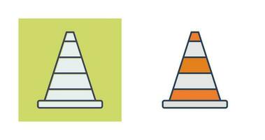 ícone de vetor de cone de construção