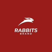 coelhos marca logotipo vetor