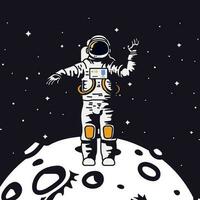 astronauta vetor arte, ilustração, ícone e gráfico
