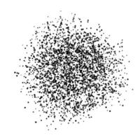 explosão de pontos pretos abstratos de manchas vetor