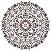 mandala padronizar abstrato floral enfeite vetor