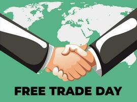livre comércio dia vetor