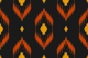 padrão sem emenda de ikat étnico em tribal. estilo americano, mexicano. impressão de ornamento geométrico asteca. vetor