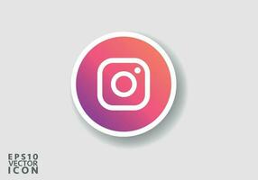 volta Instagram logotipo social meios de comunicação logotipo. Instagram ícone. Instagram é popular social meios de comunicação. vetor ilustração.
