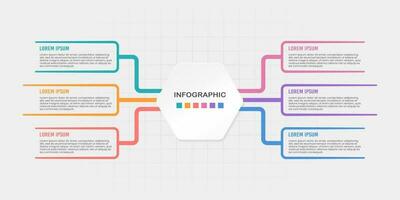 o negócio organograma gráfico infográficos estrutura gerenciamento. organização, planejamento, mente mapa. vetor ilustração.