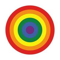 gay orgulho bandeira. tradicional símbolo para a inteira lgbtq comunidade e gay homens vetor