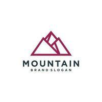 montanha logotipo Projeto vetor com moderno criativo estilo