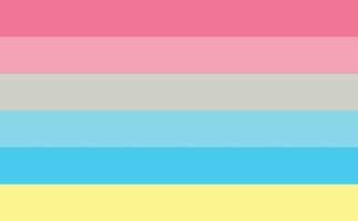 fluxo de gênero orgulho bandeira. lgbtq bandeira vetor
