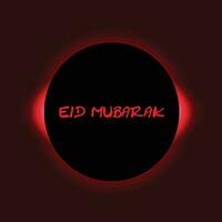 livre vetor brilhando eid Mubarak festivo saudações.