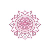 rosas mão desenhado lápis esboço, coloração página, e livro, rosa flor contorno, ilustração tinta arte. rosa vetor arte.