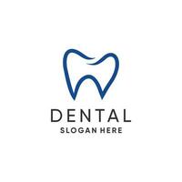 dental logotipo vetor Projeto com moderno criativo idéia