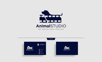 animal filme estúdio logo modelo vetor ícone elemento vetor
