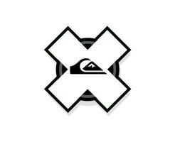 Quiksilver roxy marca logotipo símbolo roupas Projeto ícone abstrato vetor ilustração