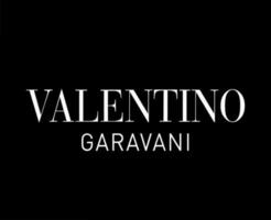 valentino garavani marca logotipo branco símbolo roupas Projeto ícone abstrato vetor ilustração com Preto fundo