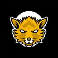 logotipo da mascote da raposa vetor