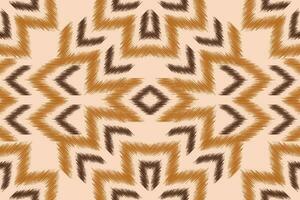 étnico ikat tecido padronizar geométrico estilo.africano ikat bordado étnico oriental padronizar Castanho creme fundo. resumo,vetor,illustration.for textura,vestuário,scraf,decoração,tapete,seda. vetor