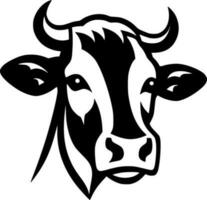 vaca - minimalista e plano logotipo - vetor ilustração