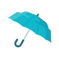 colorida guarda-chuva ícone para chuva proteção aberto Sol guarda-chuva simples estilo vetor