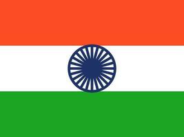 indiano nacional bandeira ícone ou símbolo. vetor