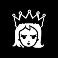 rainha - Alto qualidade vetor logotipo - vetor ilustração ideal para camiseta gráfico