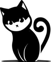 gato, minimalista e simples silhueta - vetor ilustração