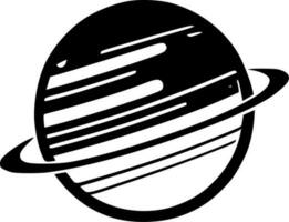 planeta - minimalista e plano logotipo - vetor ilustração