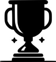 troféu - minimalista e plano logotipo - vetor ilustração