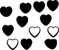 doce corações - Alto qualidade vetor logotipo - vetor ilustração ideal para camiseta gráfico