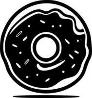 rosquinha - minimalista e plano logotipo - vetor ilustração