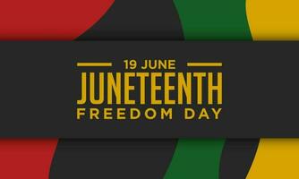 design de plano de fundo do dia da liberdade do 1º de junho. vetor