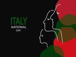 festa della repubblica italiana vetor ilustração.