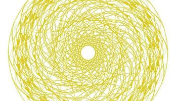 ilustração do uma único amarelo padronizar abstrato fundo vetor