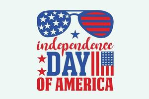 dia da independência da américa vetor