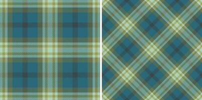 vetor xadrez tartan. padronizar têxtil tecido. desatado fundo Verifica textura.