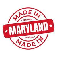 fez dentro Maryland carimbo logotipo ícone símbolo Projeto. foca nacional original produtos distintivo. vetor ilustração