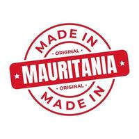 fez dentro Mauritânia carimbo logotipo ícone símbolo Projeto. foca nacional original produtos distintivo. vetor ilustração
