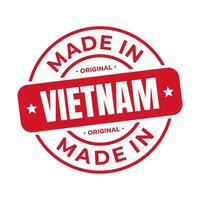 fez dentro Vietnã carimbo logotipo ícone símbolo Projeto. foca nacional original produtos distintivo. vetor ilustração