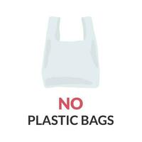 não plástico bolsa, internacional plástico saco livre dia relacionado vetor