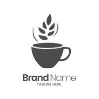 café fazer compras logotipo vetor, café copo logotipo, copo ícone vetor, copo logotipo, chá copo logotipo vetor