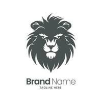 leão cabeça tatuagem, leão logotipo projeto, mascote logotipo vetor